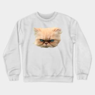 Angry Persian Cat Crewneck Sweatshirt